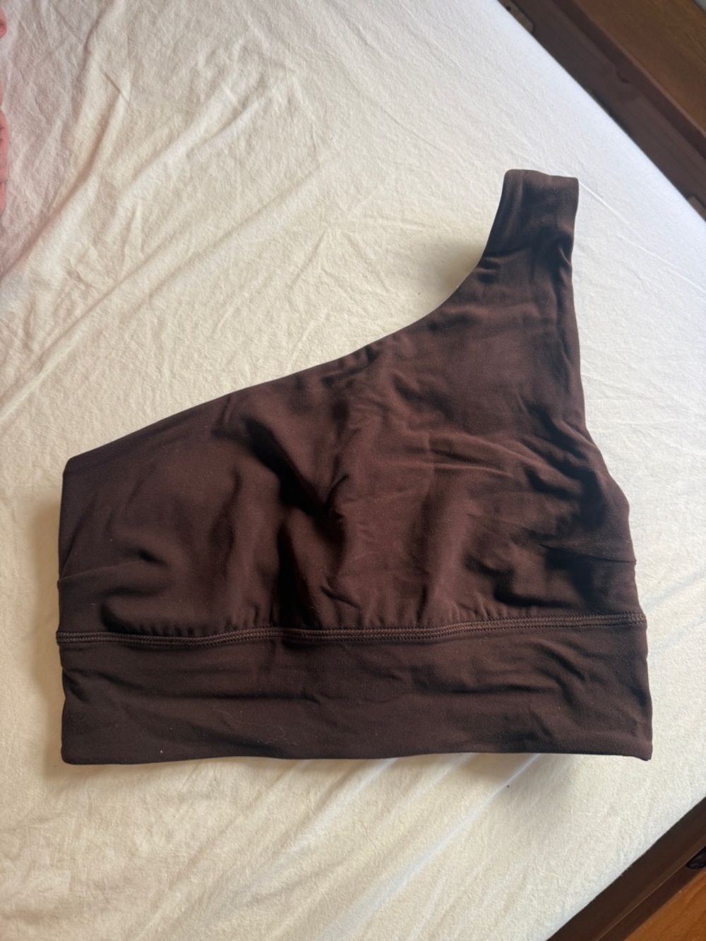 Lululemon Align one shoulder brown Sports Bra